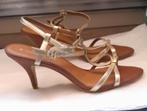 Prachtige open schoentjes 39., Vêtements | Femmes, Chaussures, Enlèvement ou Envoi, Comme neuf, Brun, Sabots