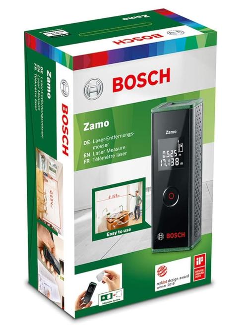 Afstandsmeter - Bosch - Zamo - 3e generatie, Doe-het-zelf en Bouw, Meetapparatuur, Nieuw, Afstand, Ophalen of Verzenden