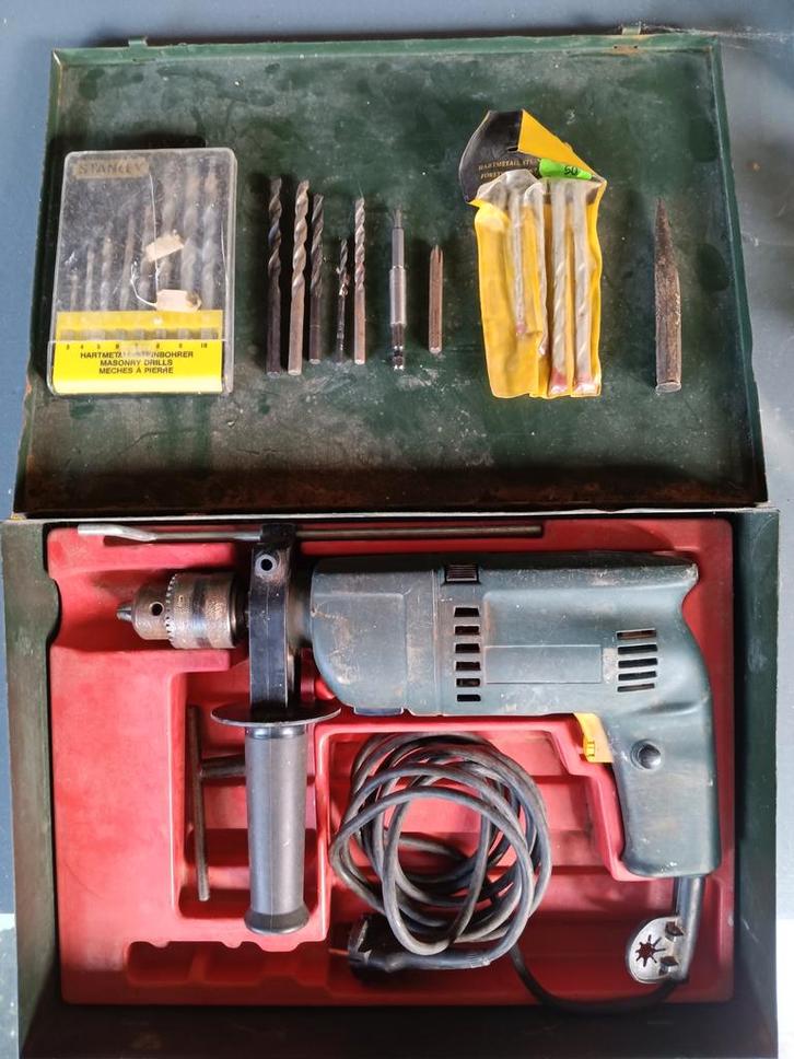 Klopboor- en boormachine met steenboren, Doe-het-zelf en Bouw, Gereedschap | Boormachines, Boormachine, Ophalen