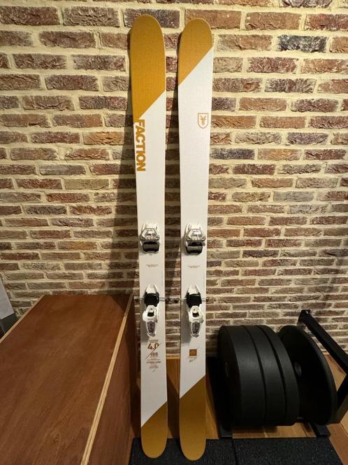 Candide 4.0 Faction skis 188cm, Sport en Fitness, Skiën en Langlaufen, Zo goed als nieuw, Ski's, Ski, Overige merken, 180 cm of meer