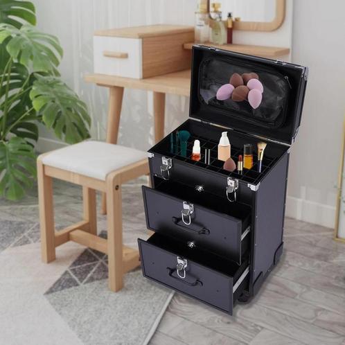 Rollende Make-Up Trolley, Handtassen en Accessoires, Uiterlijk | Cosmetica en Make-up