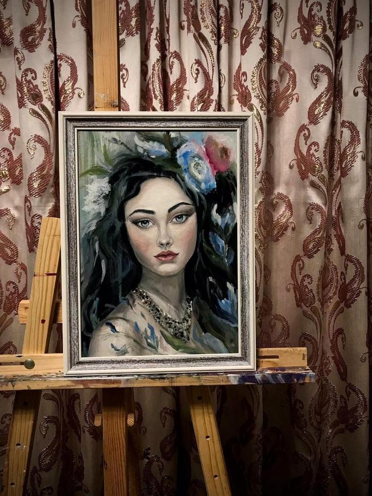 Schilderij "MAVKA", Antiek en Kunst, Kunst | Schilderijen | Modern, Ophalen