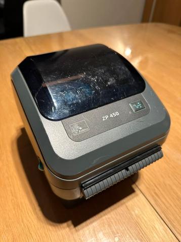 Zebra ZP 450 Label Thermische Barcodeprinter beschikbaar voor biedingen