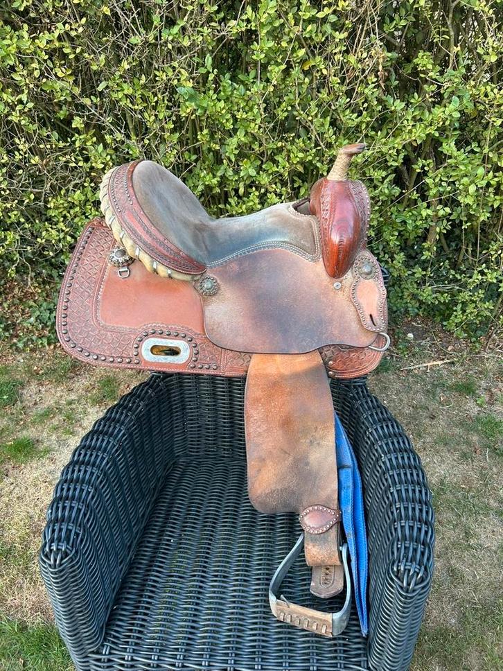 Westernzadel 14,5 inch – in goede staat !, Dieren en Toebehoren, Paarden en Pony's | Zadels, Zo goed als nieuw, Western, Ophalen