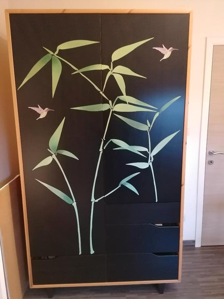 Armoire Ikea Mandal, Maison & Meubles, Armoires | Penderies & Garde-robes, Utilisé, Avec tiroir(s), Avec porte(s), Avec tablette(s)
