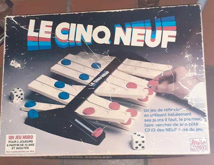 Jeu de société le cinq neuf, Hobby en Vrije tijd, Gezelschapsspellen | Overige, Gebruikt, Ophalen of Verzenden