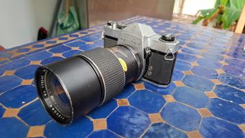 Pentax SP 1000 + Super Travenar 200mm 3.5 - niet getest beschikbaar voor biedingen