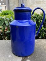 VINTAGE BLAUWE MELKKAN POT A LAIT BLEU EMAIL DE FRANCE, Antiek en Kunst, Ophalen of Verzenden