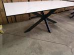 Keramiek tafel 200cm wit relief met spiderpoot, Ophalen, Nieuw