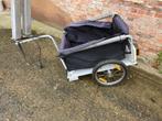 Aanhangwagentje - kar voor fiets of bromfiets, Fietsen en Brommers, Fietsaccessoires | Aanhangwagens en Karren, Ophalen, Gebruikt