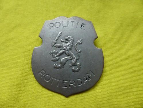 Insigne Politie Rotterdam, Verzamelen, Militaria | Algemeen, Rijkswacht, Embleem of Badge, Verzenden