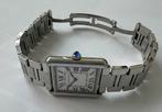 Watch Cartier, Handtassen en Accessoires, Horloges | Antiek, Overige merken, Staal, Polshorloge, Ophalen of Verzenden