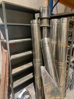 Inox dubbelwandige buizen 150/215, Doe-het-zelf en Bouw, Ophalen, Zo goed als nieuw