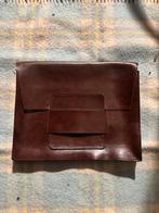Vintage bruine documentenmap / aktetas (zonder handvat), Ophalen of Verzenden, Bruin