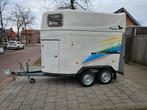 Humbaur 2 paards trailer  2003, Dieren en Toebehoren, Ophalen, Gebruikt, Polyester, 2-paards trailer