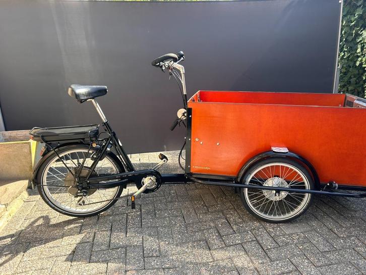 bakfiets/rolstoelbakfiets XXL 't mannetje met motor+garantie, Fietsen en Brommers, Fietsen | Bakfietsen, Zo goed als nieuw, Overige merken