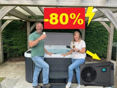 Nieuwe jacuzzi voor 4 personen met warmtepomp jq 80% bespar, Tuin en Terras, Gras en Kunstgras, Nieuw, Ophalen