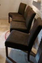 4 stoelen:, Ophalen, Hout, Gebruikt, Bruin