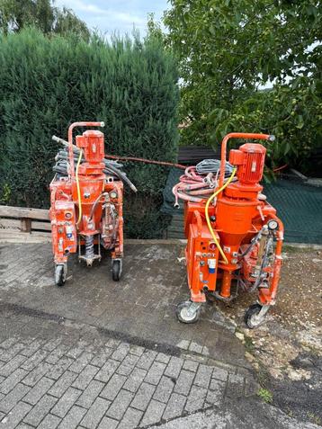 Machine à platre Pft G54, Enlèvement