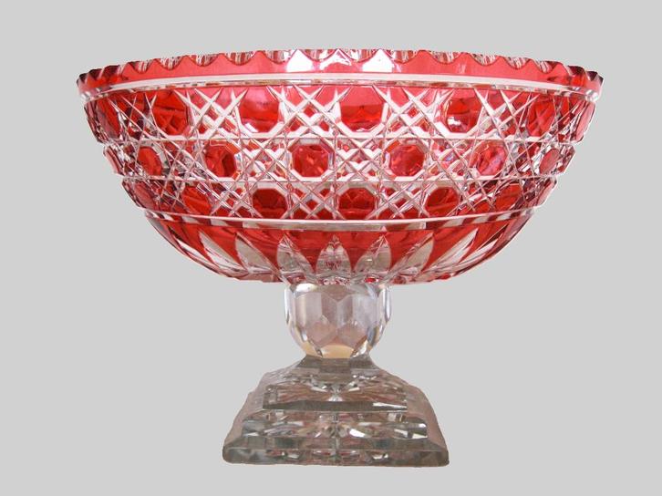 schaal coupe op voet  Val Saint Lambert stijl, Antiquités & Art, Antiquités | Plateaux, Enlèvement