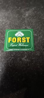 Oud bieretiket forst br Wielemans Brussel, Enlèvement ou Envoi