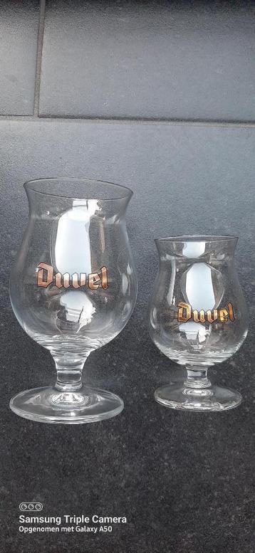 Proefglaasjes Duvel 13cm en 10cm beschikbaar voor biedingen