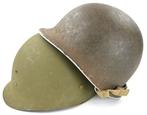 US wwII Casque M1, pattes fixes avec W Liner 1943., Verzamelen, Verzenden