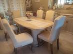 Table avec 6 chaises salle a manger, Maison & Meubles, Enlèvement, Utilisé, 4 à 6 chaises