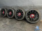 7-8mm! Originele Fiat 500 Abarth 4x98 16 inch zwarte velgen, Auto-onderdelen, Banden en Velgen, Gebruikt, -, Banden en Velgen