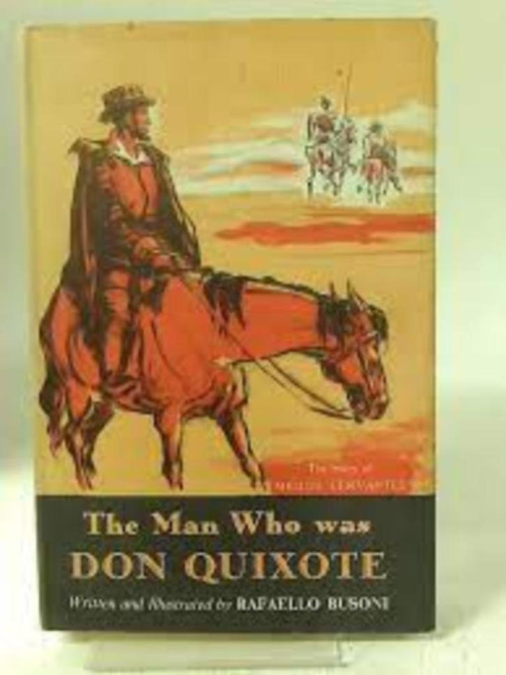 Wie was Don Quichot? leven van Miguel De Cervantes|R. Busoni, Boeken, Fantasy, Zo goed als nieuw, Ophalen of Verzenden