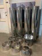 Dubbelwandige rookkanaal 150mm, Huis en Inrichting, Kachels, Ophalen, Zo goed als nieuw, Hout, Houtkachel