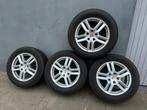 Porsche Cayenne velgen 255/55/18 continental bijna nieuwe ba, 18 inch, Gebruikt, 255 mm, Banden en Velgen