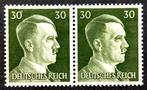 Deutsches Reich: 2X 30Pf. A.Hitler 01/08/1941 POSTFRIS, Postzegels en Munten, Ophalen of Verzenden, Overige periodes, Postfris