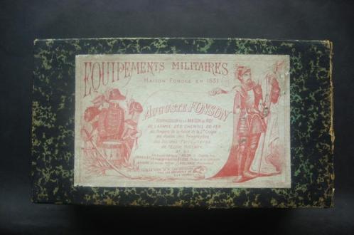 Boîte & cordon rouge à gros glands Auguste Fonson avant 1900, Collections, Objets militaires | Général, Armée de terre, Envoi