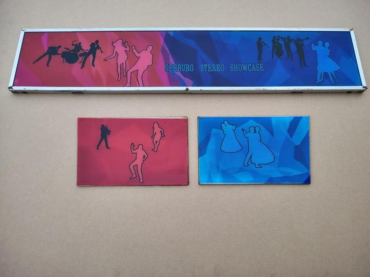 Front Ruit + Zij Ruiten/ Set Seeburg Showcase (1967) jukebox, Verzamelen, Automaten | Jukeboxen, Seeburg, Ophalen