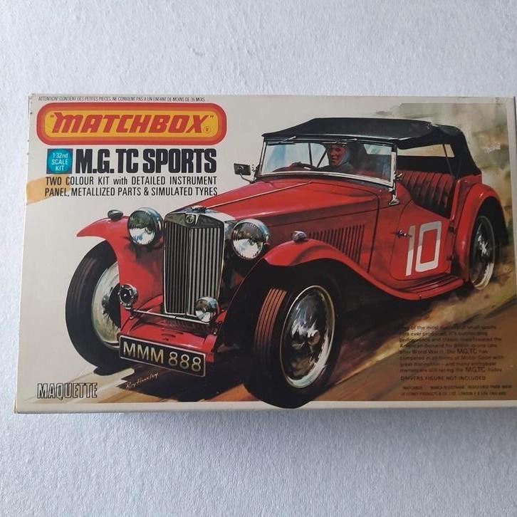 MATCHBOX kit MG TC SPORT. VINTAGE. 1/32 * NIEUW *SEALED*, Hobby en Vrije tijd, Modelbouw | Auto's en Voertuigen, Nieuw, Auto, 1:32 tot 1:50