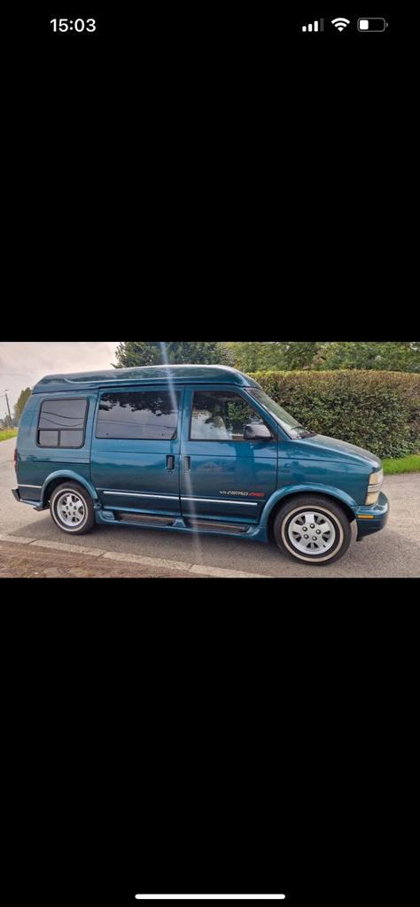 Kamper chevy astro Van, Auto's, Chevrolet, Particulier, Chevy Van, 4x4, Airconditioning, Bluetooth, Radio, Schuifdeur, Trekhaak