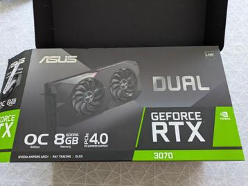 Asus Geforce RTX 3070 DOUBLE, PCI-Express 4, Enlèvement, Utilisé, Nvidia
