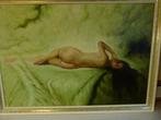 vintage naakt op canvas schilderij xl Heidacher, Enlèvement, Maison et Meubles