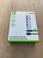 Belkin 4-Port USB 3.0 Hub + USB-C cable – Nieuw!, Computers en Software, Dockingstations, Ophalen of Verzenden, Nieuw, USB-hub