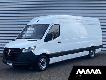 Mercedes-Benz Sprinter 314CDI 140PK L3H2 Maxi Automaat LED 3, Autos, Achat, Entreprise, Noir, Diesel