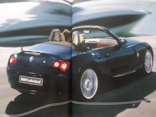 Brochure BMW Z4 X5 7 Individuelle 2004, Livres, Autos | Brochures & Magazines, BMW, Enlèvement ou Envoi