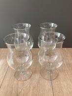 Set 4 tulip wijnglazen - Duvelglazen, Verzamelen, Ophalen of Verzenden, Nieuw