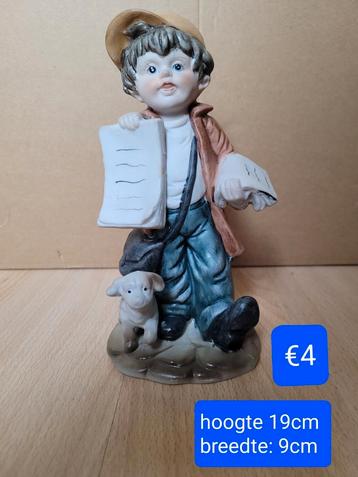 Decoratie jongen met manuscript, Enlèvement ou Envoi, Comme neuf