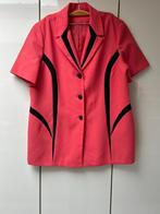Veste boutonnée rose à épaulettes - Taille 44 --, Vêtements | Femmes, Vestes | Été, Comme neuf, Sans marque, Rose, Taille 42/44 (L)