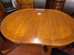 Table à manger, ovale, extensible avec 6 sièges en cuir, Antiquités & Art, Enlèvement