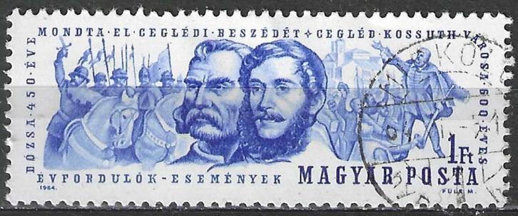 Hongarije 1964 - Yvert 1642 - De Stad Cegled  (ST), Postzegels en Munten, Postzegels | Europa | Hongarije, Verzenden