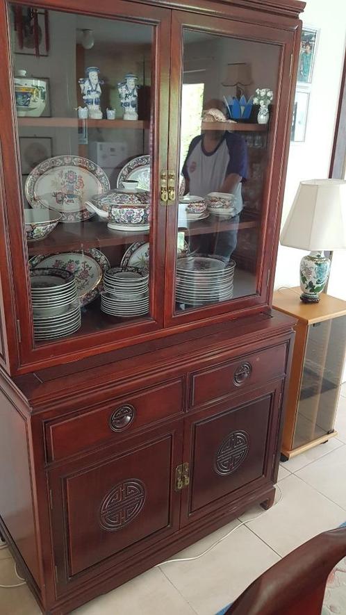 Chinees rosewood buffetkast, Maison & Meubles, Armoires | Buffets, Comme neuf, Enlèvement