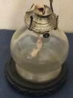 lampe à huile en verre, Antiquités & Art, Antiquités | Éclairage, Enlèvement ou Envoi