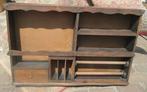Retro Houten Wandrek / Wandkast - 83x53x11, Ophalen of Verzenden, Huis en Inrichting